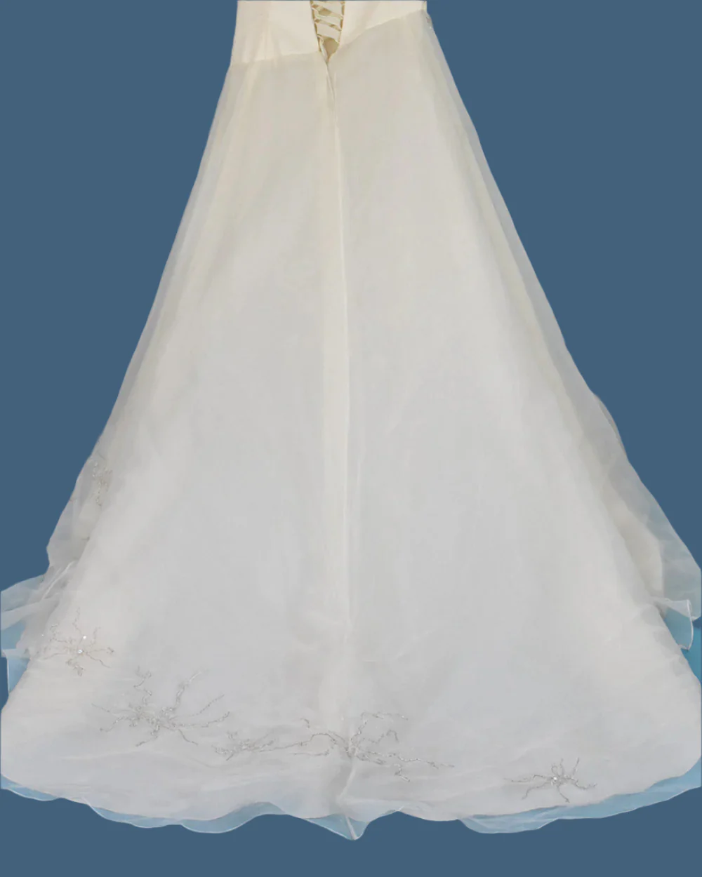 Tiffany Bridal Ivory A Line Wedding Dress Size 14 - Image 7