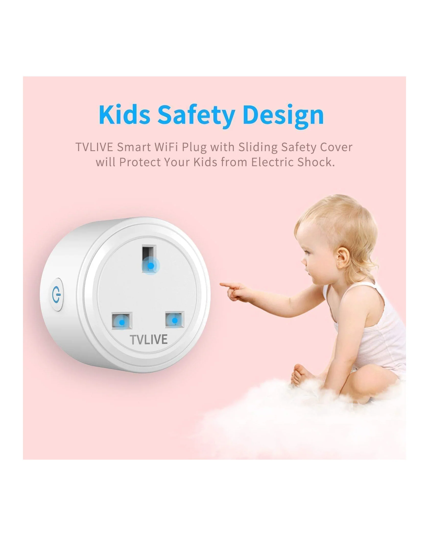 TVLIVE 2 Pack 13A Smart Plugs Wireless Smart Socket - Image 7