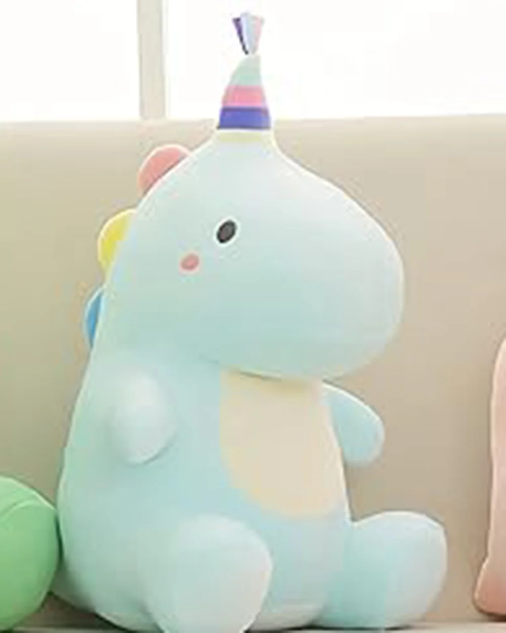 Unicorn Dinosaur Plush Toy Soft Stuffed Animal Kawaii 50cm