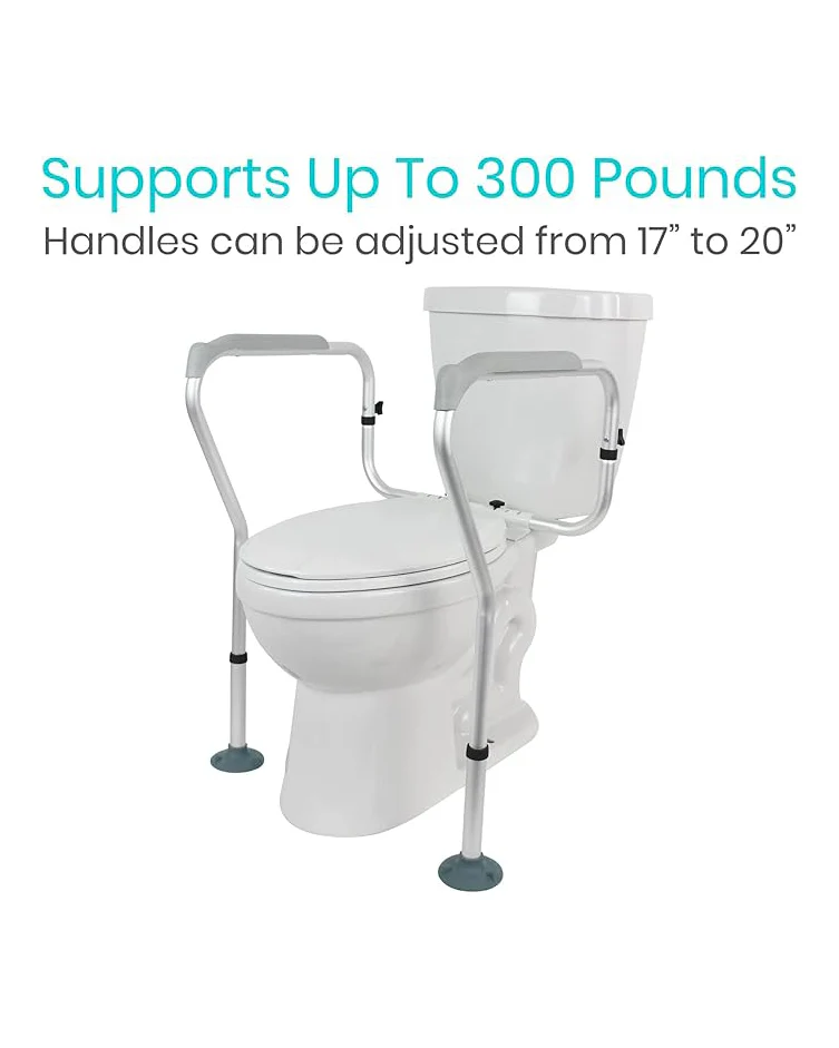 Vive Toilet Rail Bathroom Safety Frame Grab Bar - Image 3