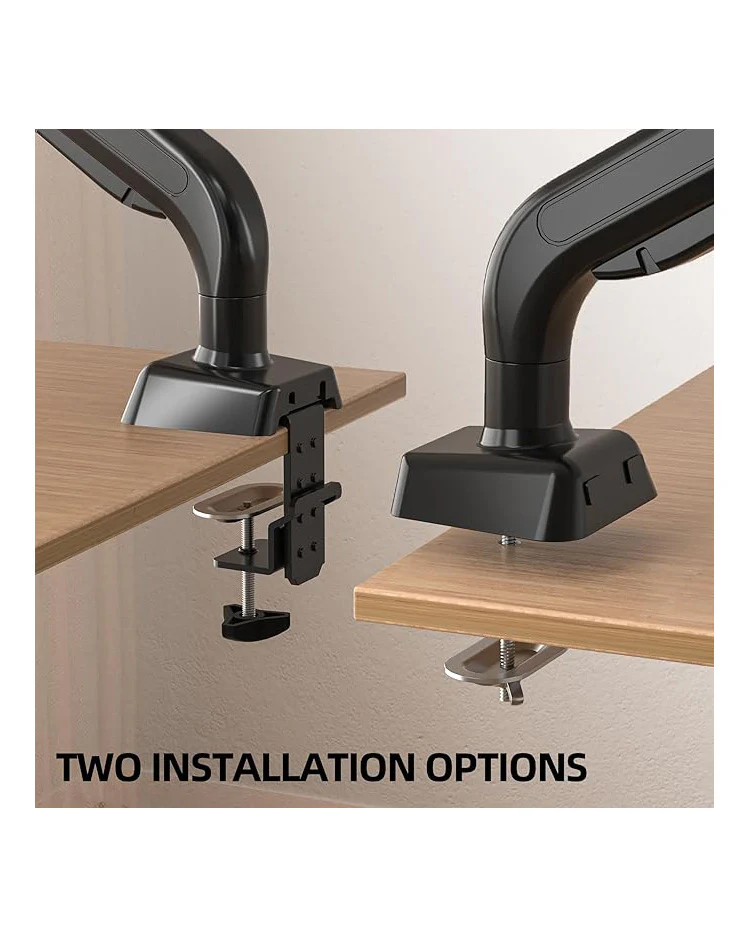 WEARSON Single Monitor Arm Desk Mount Black - Image 3