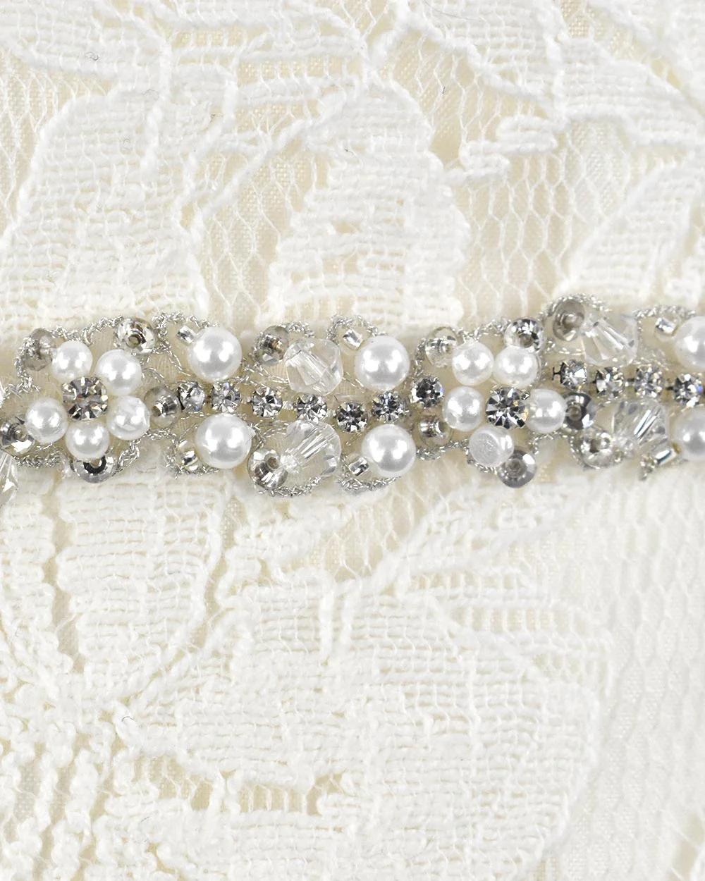 Wedding Belt Crystal And Pearl Daisy - Image 4