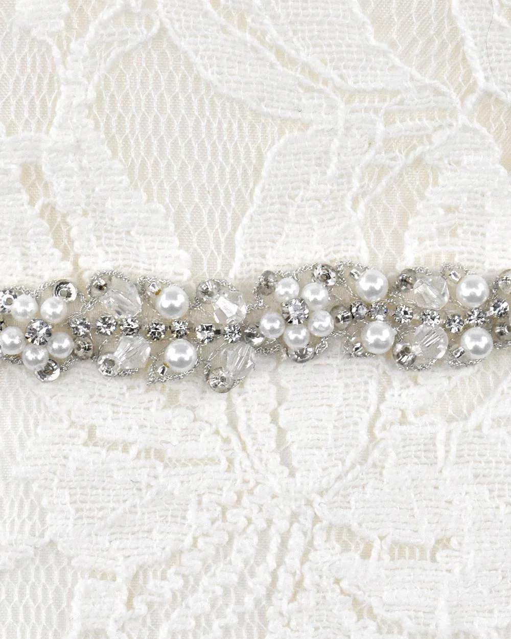 Wedding Belt Crystal And Pearl Daisy - Image 5