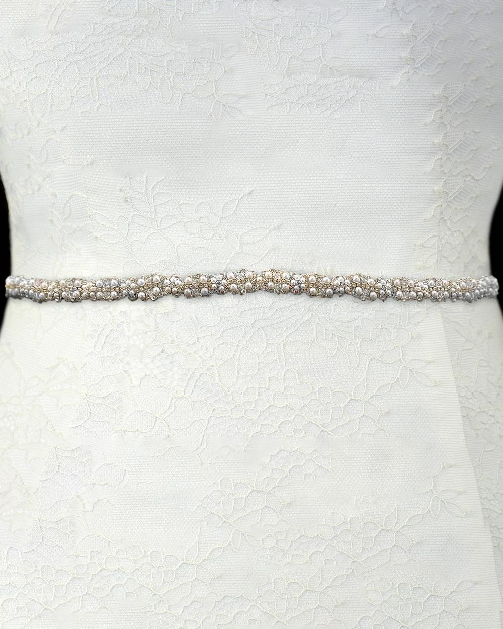 Wedding Belt Crystal And Pearl Daisy - Image 7
