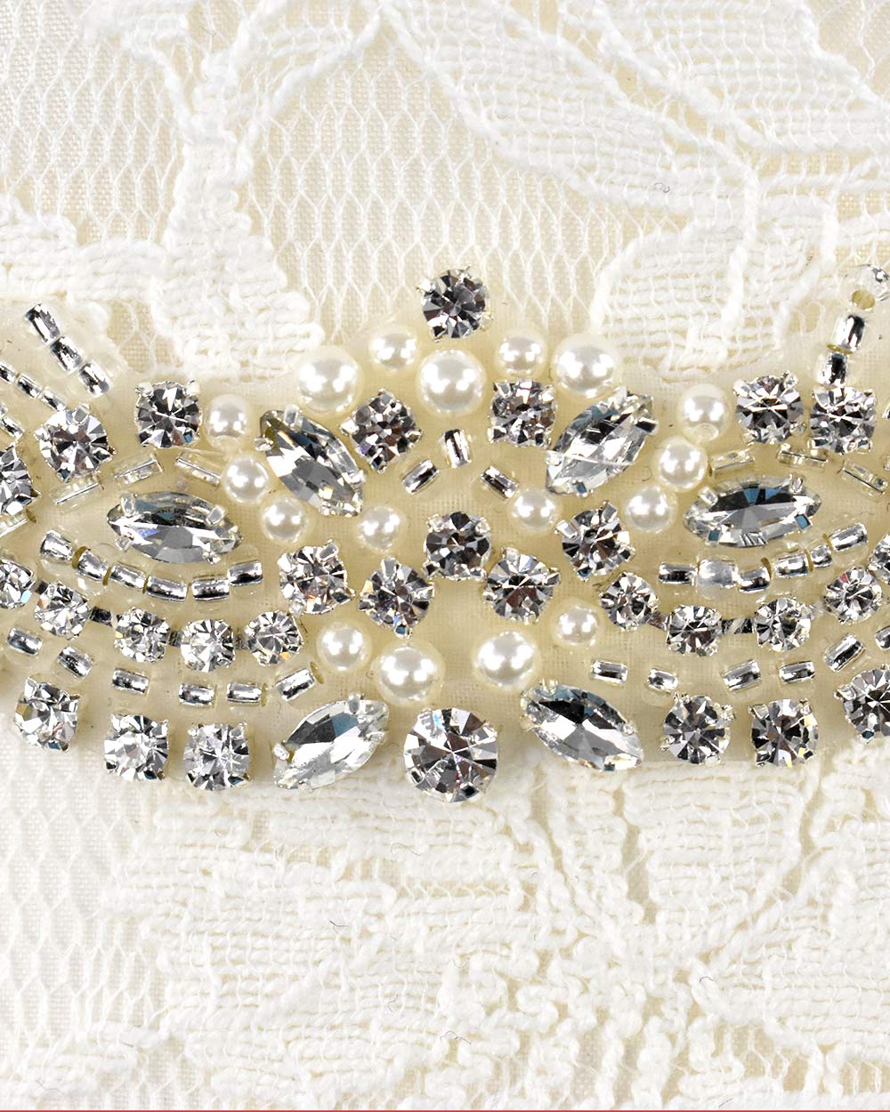 Wedding Dress Belt Glitz, Beads And Pearls - Image 7