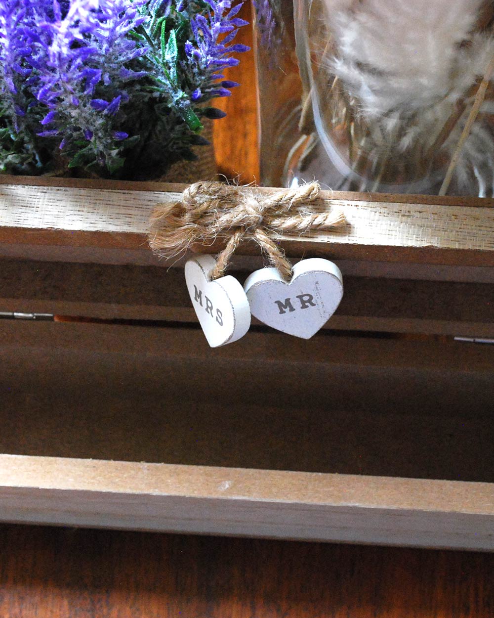Wedding Certificate Holder Wooden, Natural - Image 5
