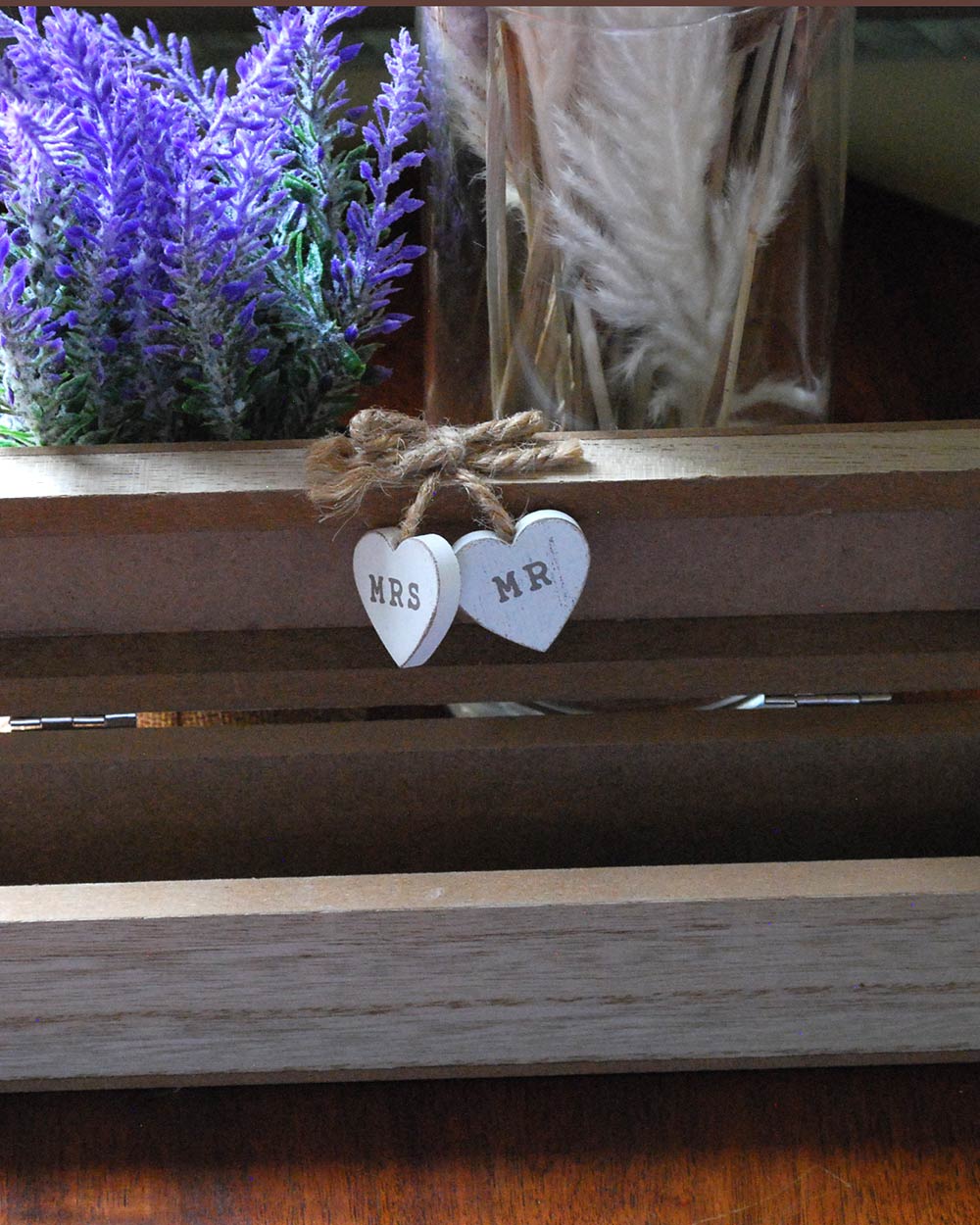 Wedding Certificate Holder Wooden, Natural - Image 6