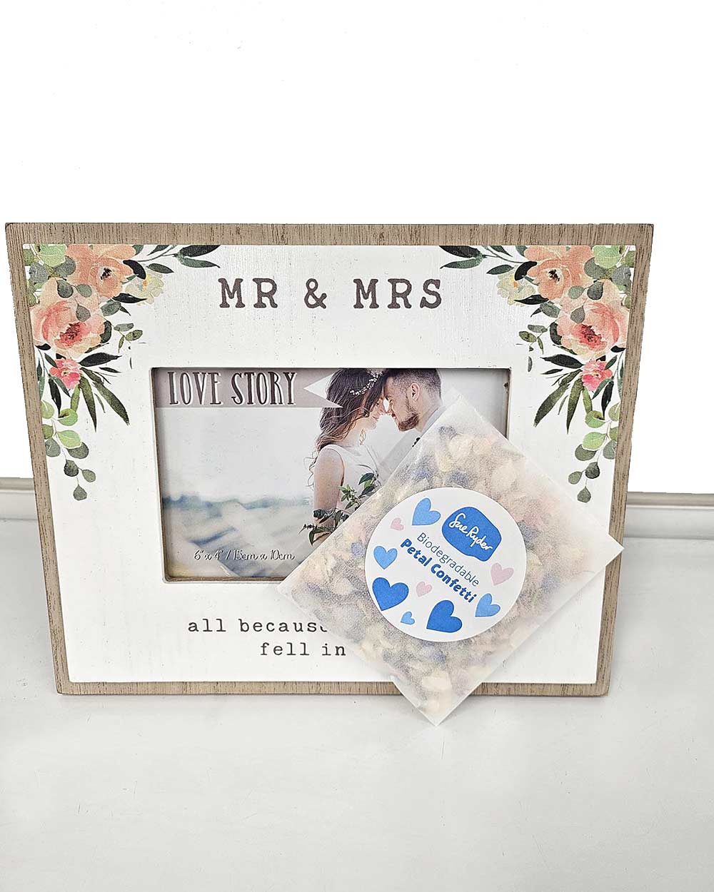 Wedding Confetti Real Petals Pink Ivory Blue Biodegradable - Image 3