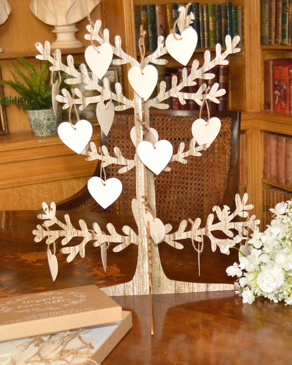 Wedding Guest Book Heart Tree Keepsake - Image 4