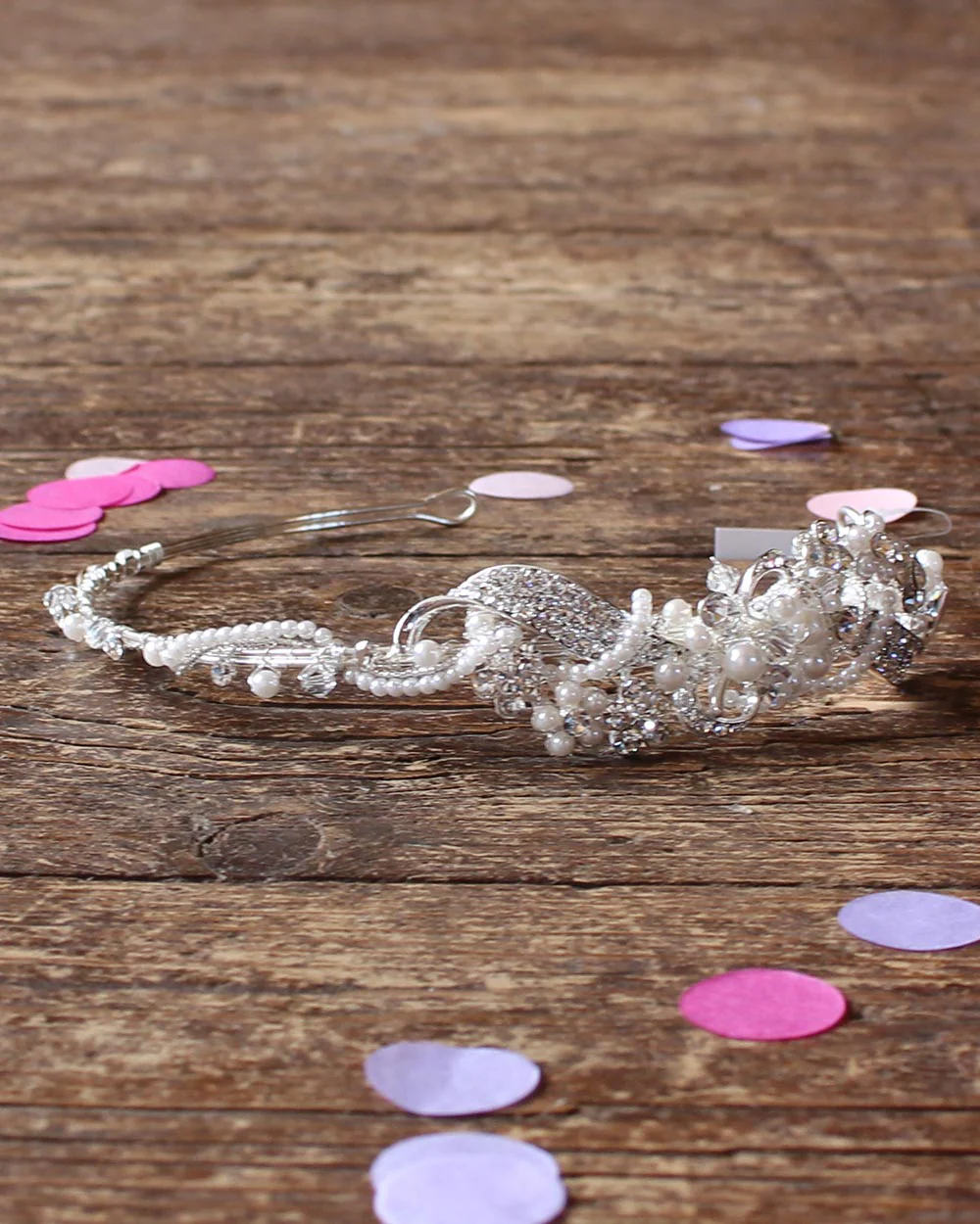 Wedding Headband Elegant Bead And Crystal - Image 3