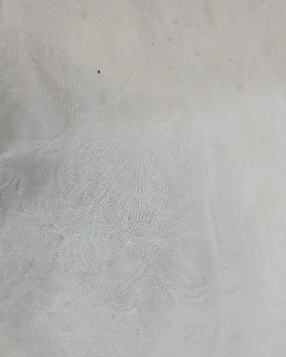 White Fish Tail Illusion Wedding Dress Size 10 - Image 12
