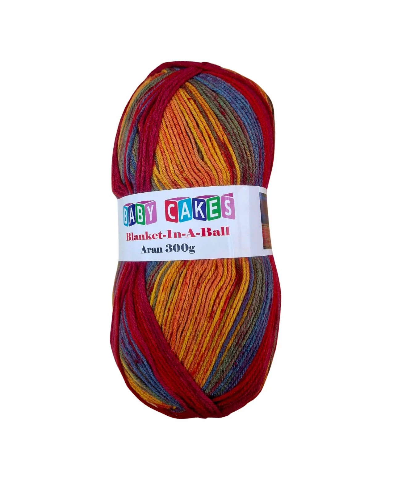 Woolcraft Blanket in a Ball Aran 300g Yarn 014 Bonfire