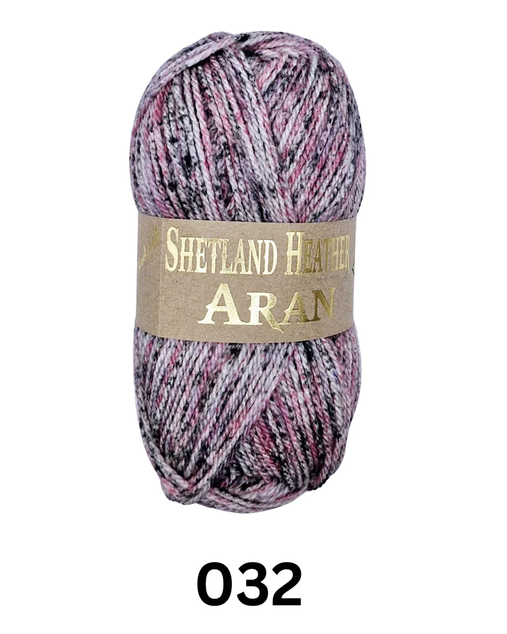 Woolcraft Shetland Heather Aran Yarn Wool 032 Calluna - Image 2