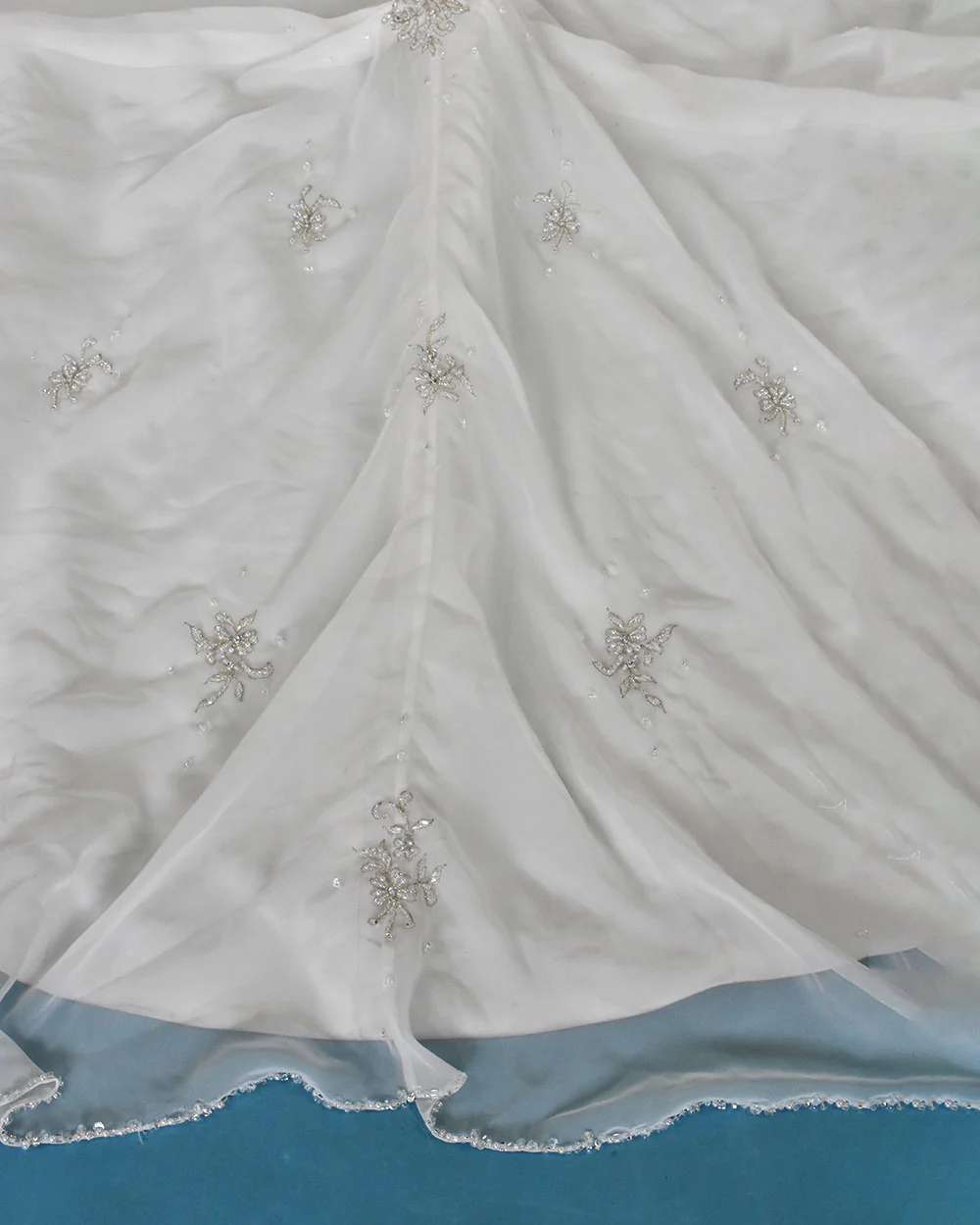 Zurc For Impression White Off Shoulder Wedding Dress Size 12 - Image 10