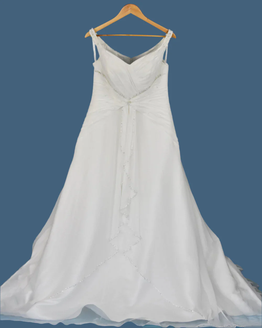 Zurc For Impression White Off Shoulder Wedding Dress Size 12 - Image 2